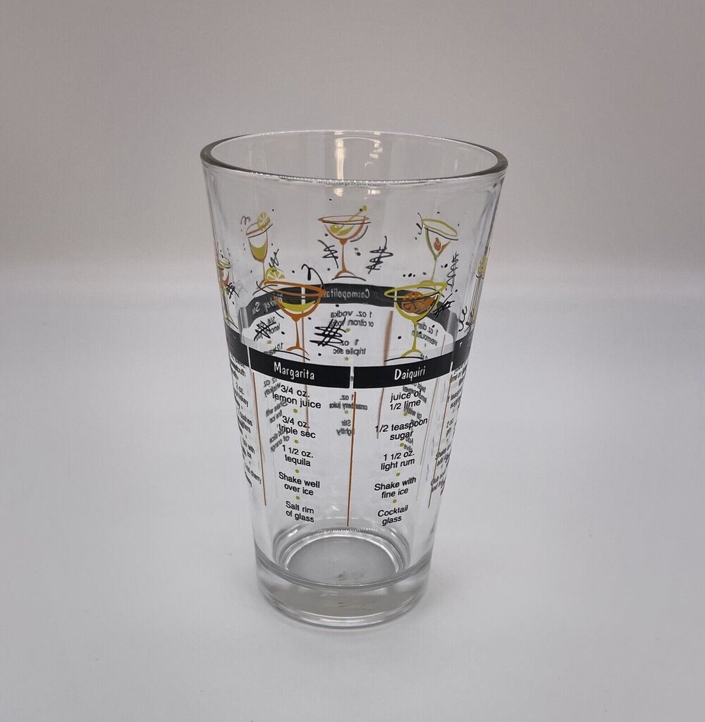 Libbey Barware Cocktail Recipe Mixer Atomic Graphics MCM